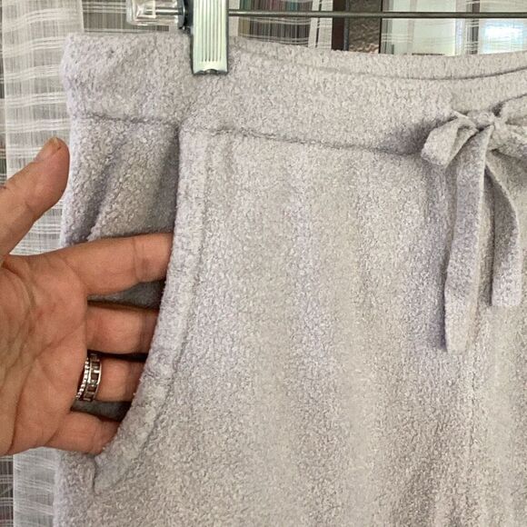 Barefoot Dreams CozyChic Lite Jogger Sleep Pants Women’s Small Light Gray - Picture 4 of 8